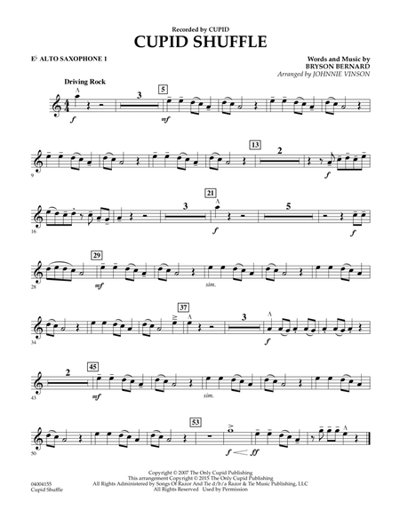 Cupid Shuffle - Eb Alto Saxophone 1