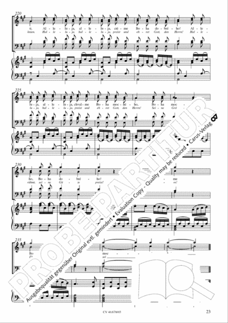 Missa pastoralis bohemica 4-Part scores gallery preview page 24