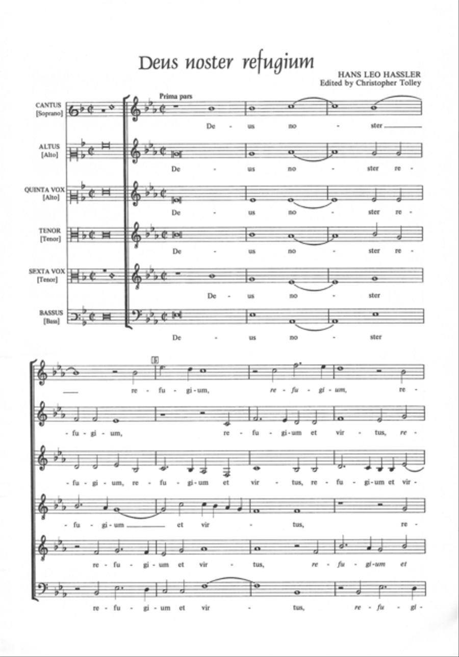 Deus noster refugium 4-Part scores gallery preview page 2