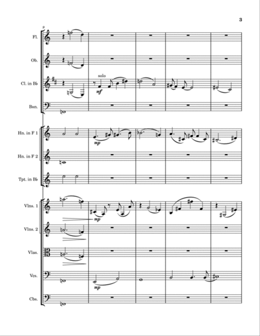 Sinfonia #28 Chamber Orchestra scores gallery preview page 3