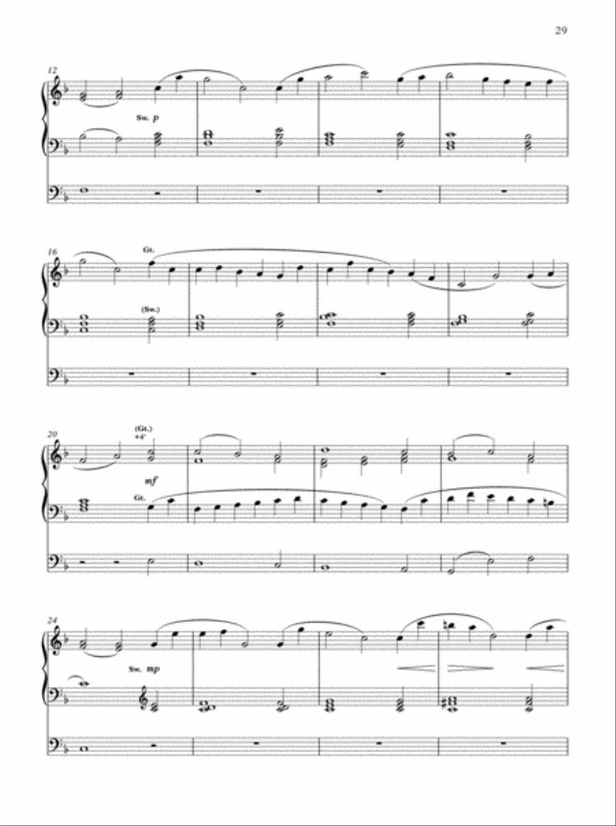 Oxford Hymn Settings for Organists: Pentecost and Trinity Organ Solo scores gallery preview page 7