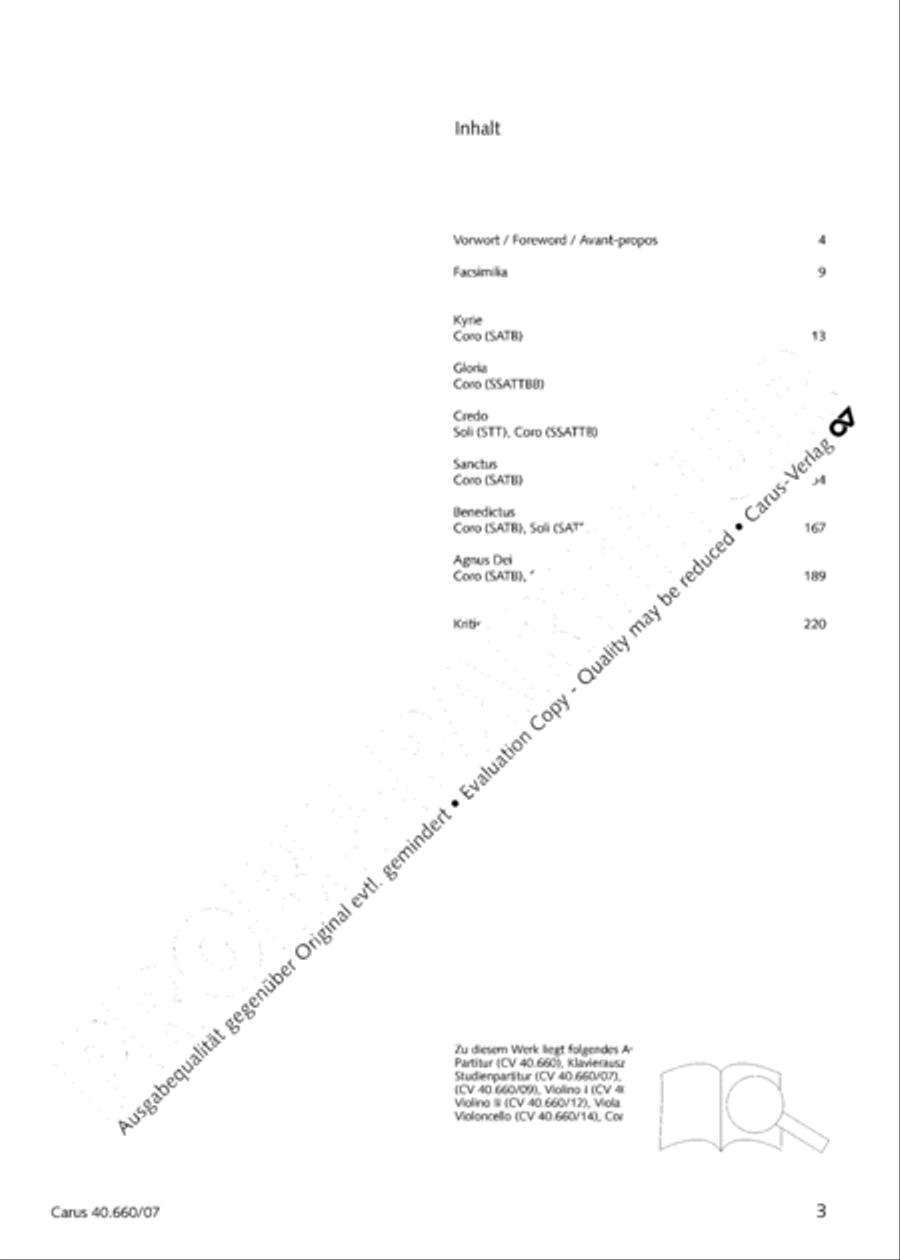 Mass in E flat major (Messe in Es)