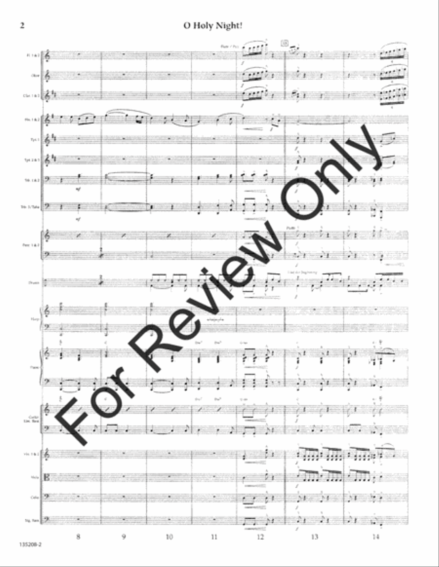O Holy Night O Holy Night Orchestra scores gallery preview page 3