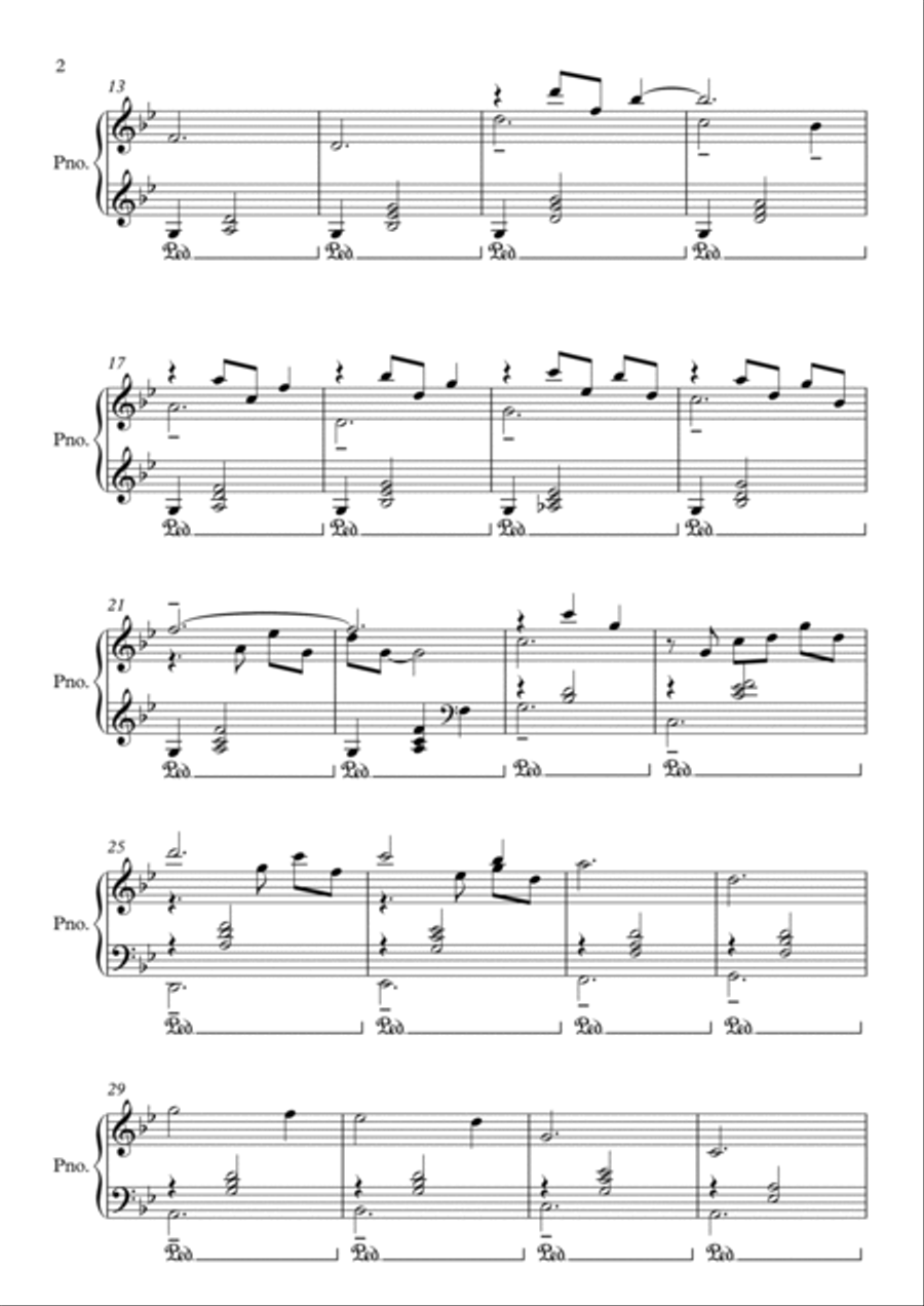 Mitzi's Dance Piano Solo scores gallery preview page 2