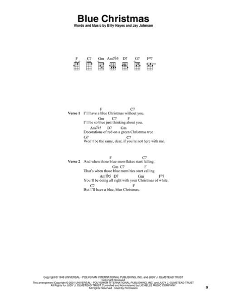 Christmas Songs for Solo Fingerstyle Ukulele Ukulele scores gallery preview page 10