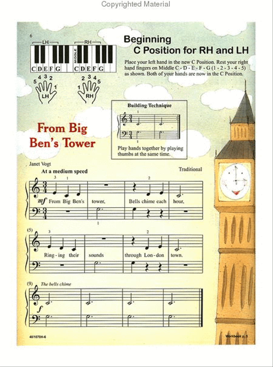 Piano Discoveries Series - Level 1A Piano Method scores gallery preview page 3