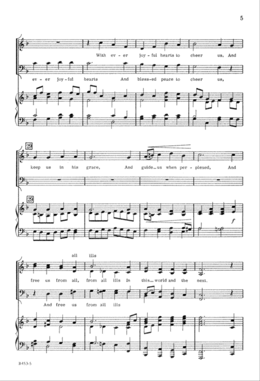 Now Thank We All Our God Now Thank We All Our God 4-Part scores gallery preview page 6