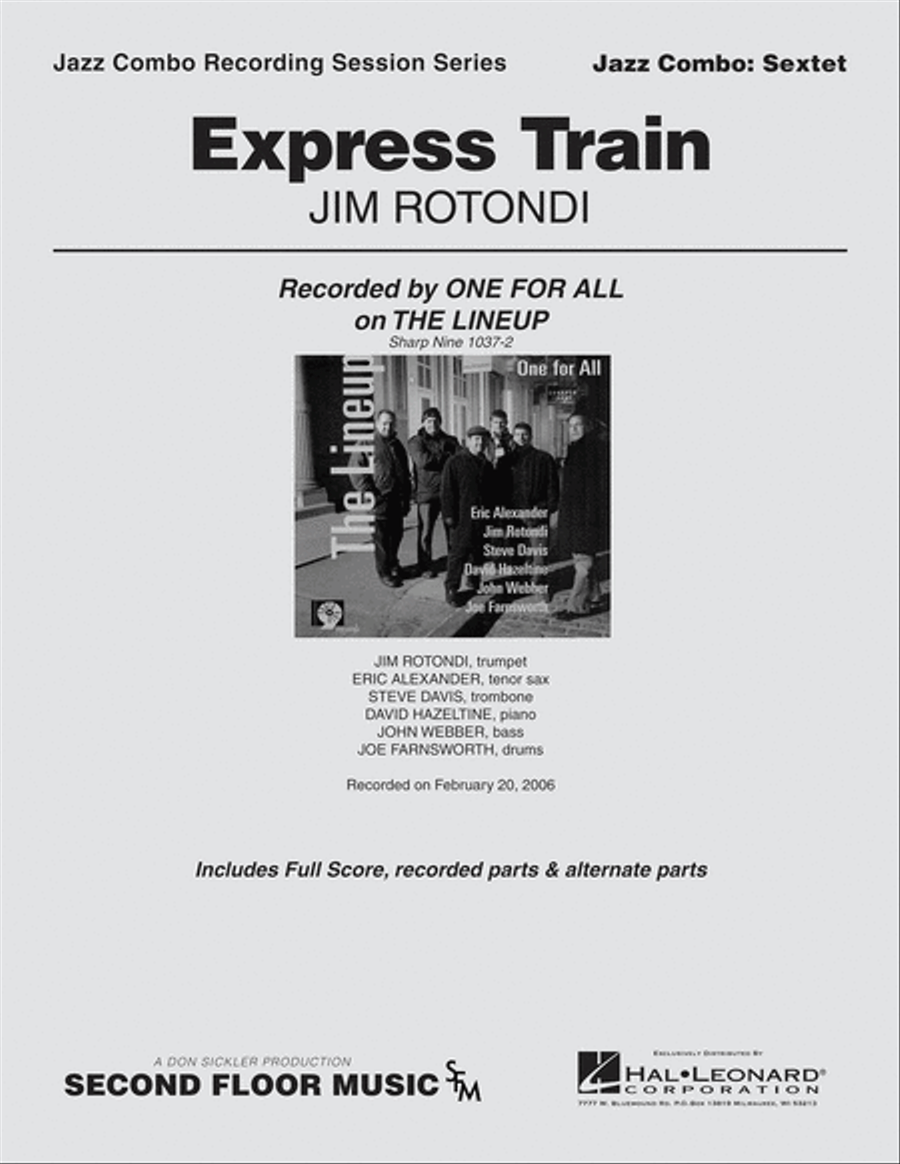 Express Train Express Train Jazz Ensemble scores gallery preview page 1