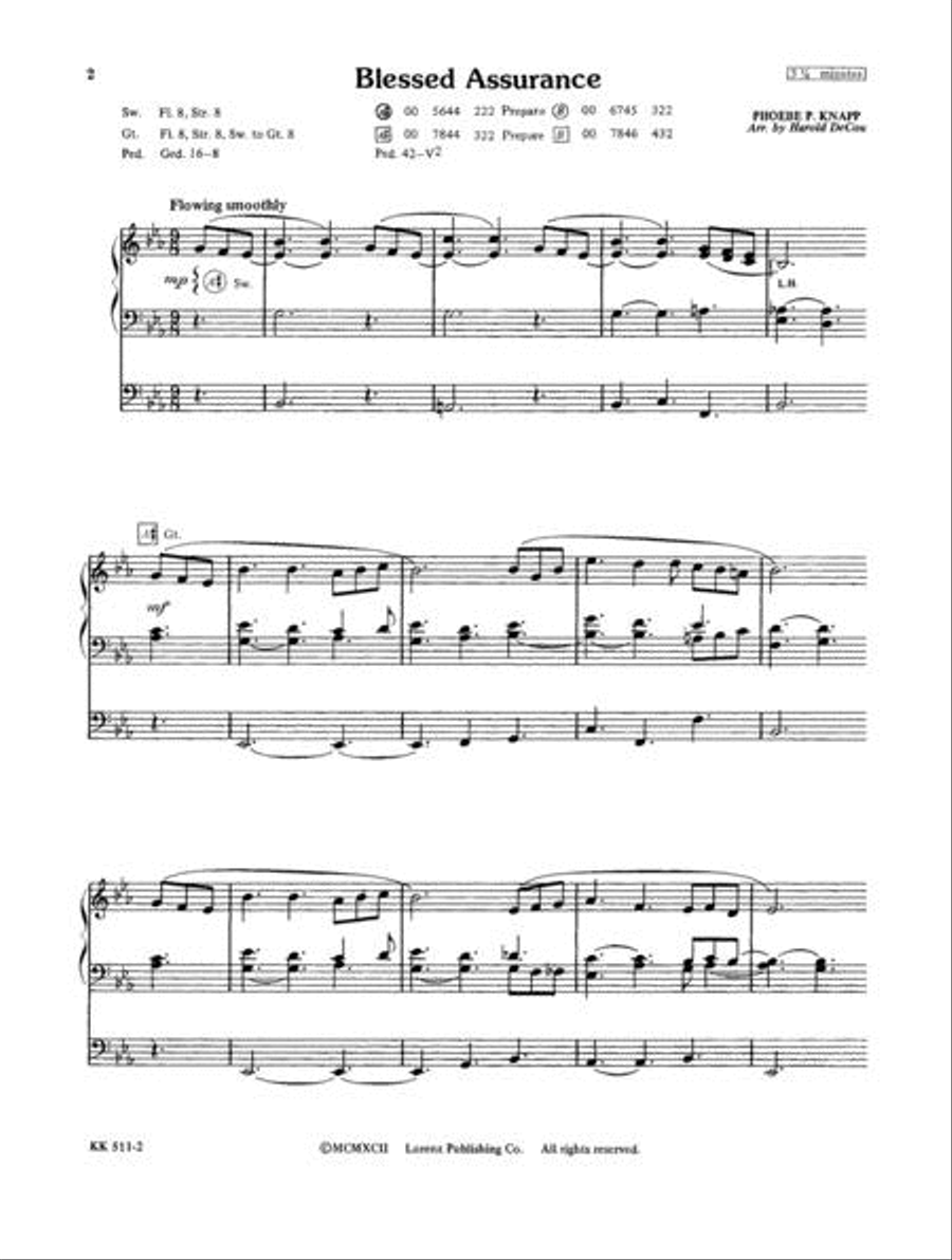 Grand Old Gospel Grand Old Gospel Organ Solo scores gallery preview page 2