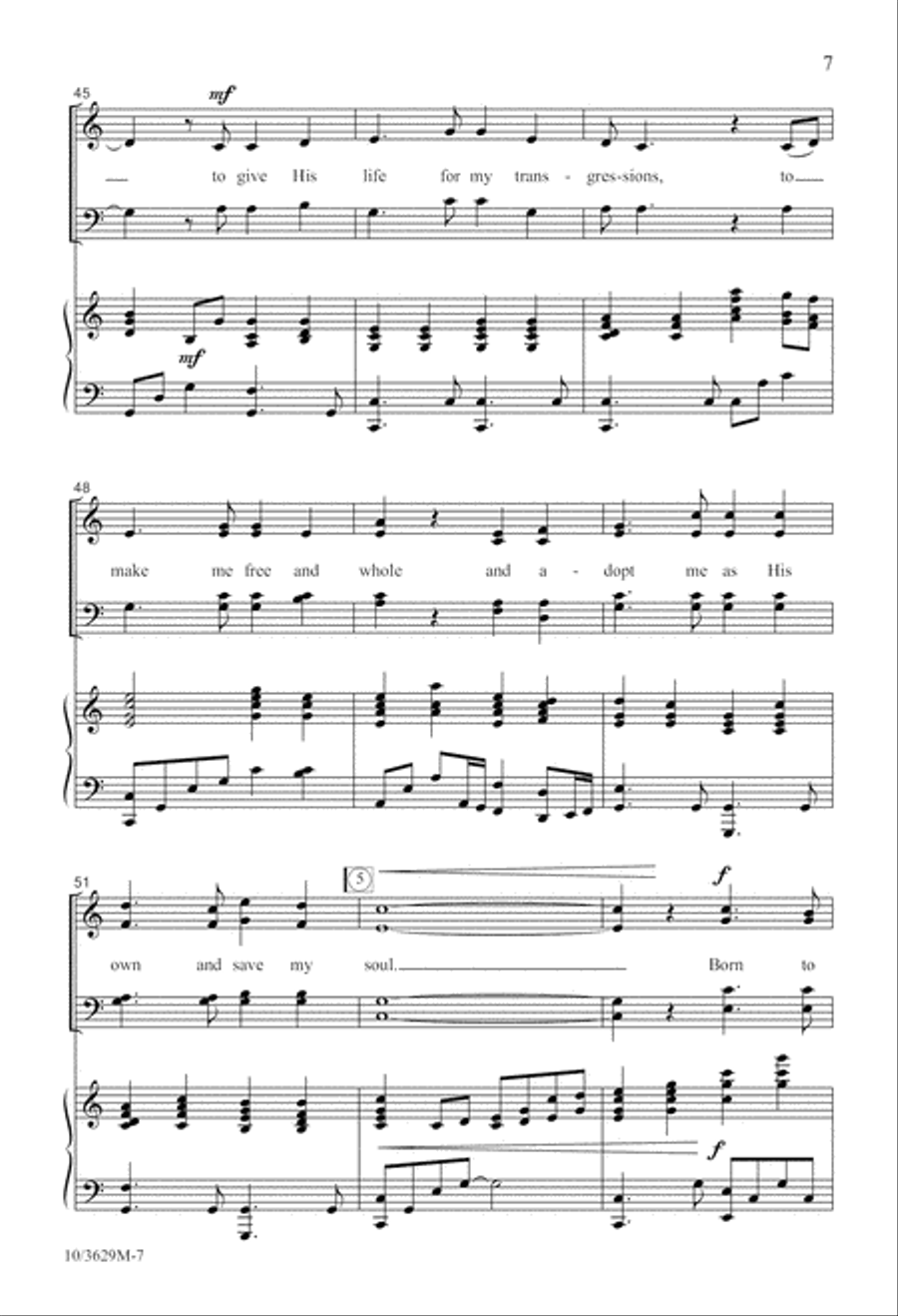 He Was Born to Die 4-Part scores gallery preview page 7