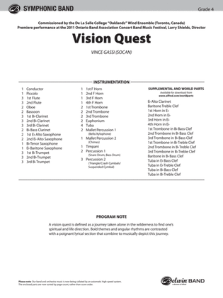 Vision Quest: Score