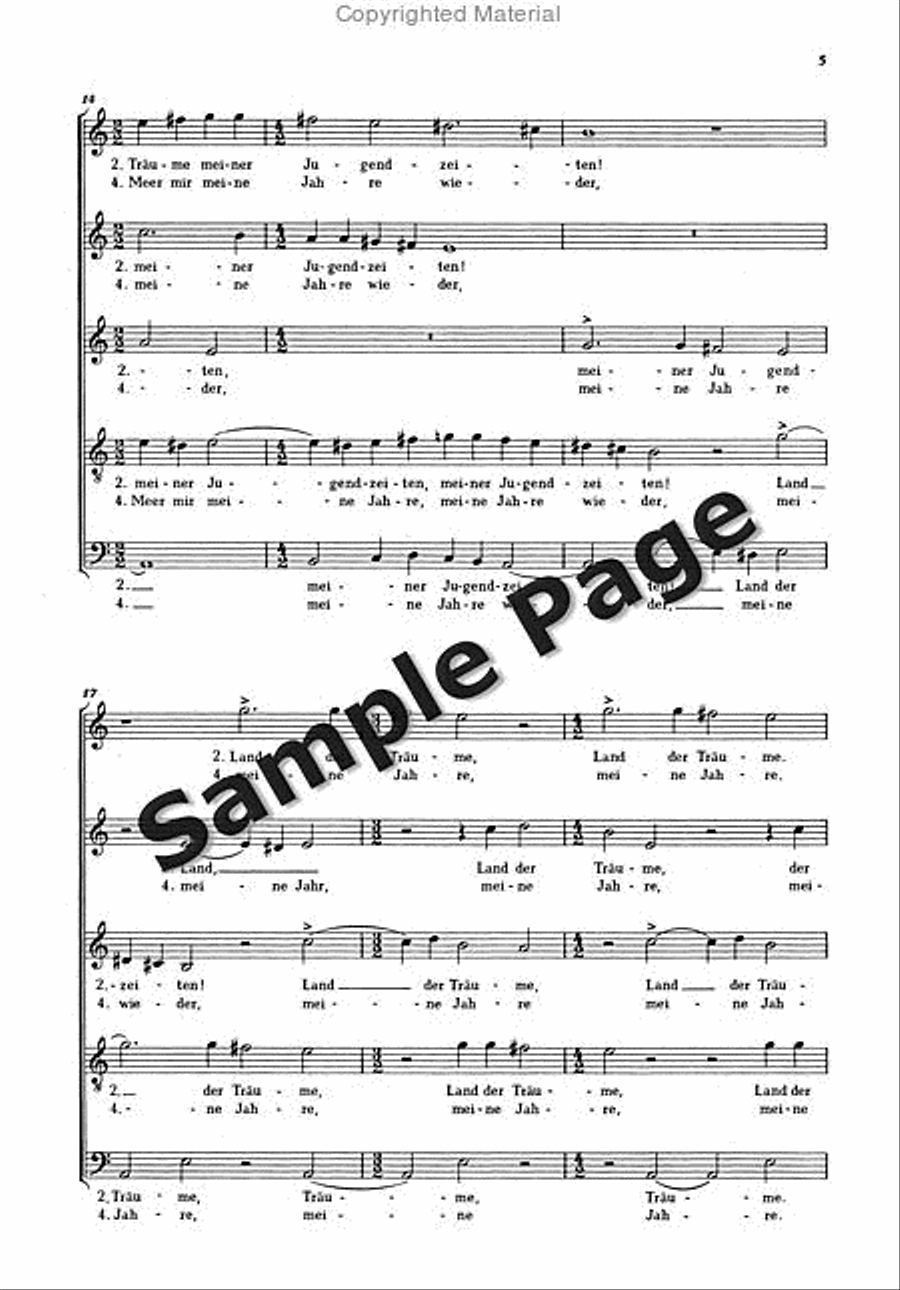 Poos H Sing Mir O Nachtigall SSATBB scores gallery preview page 5