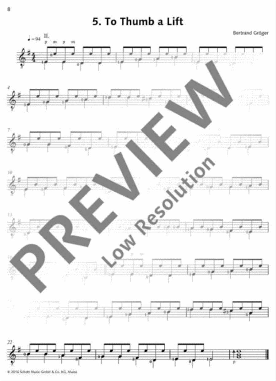 Progressive Etudes I Acoustic Guitar scores gallery preview page 9