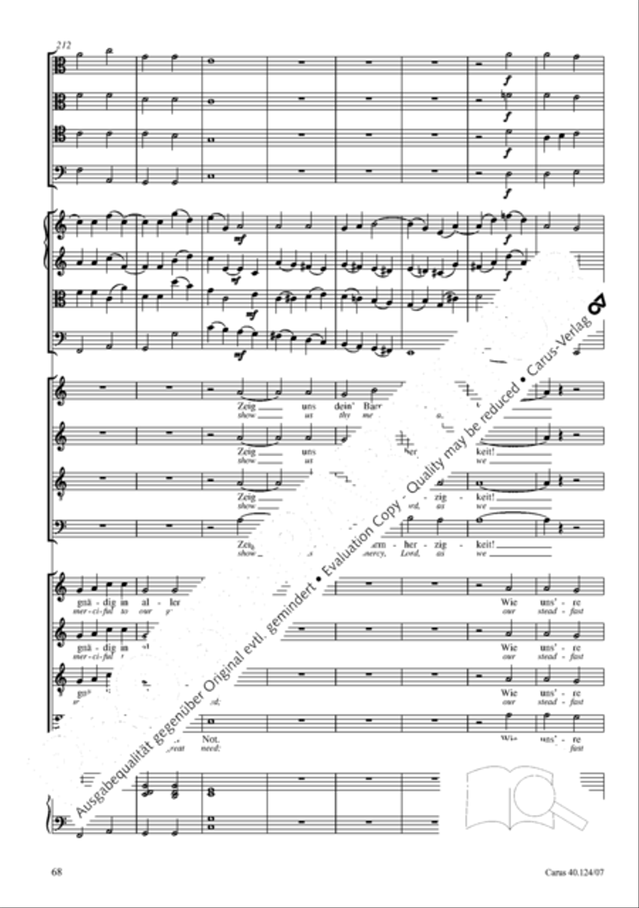 Kyrie in d + Herr Gott, dich loben wir Orchestra scores gallery preview page 69