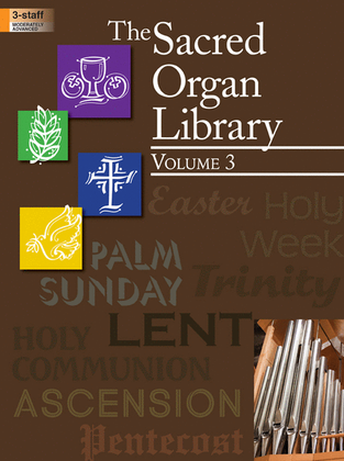 Book cover for The Sacred Organ Library, Vol. 3