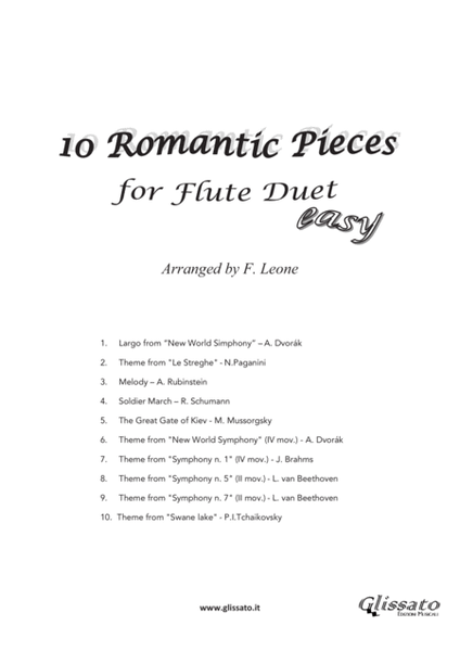 10 Romantic Pieces - Flute Duet image number null