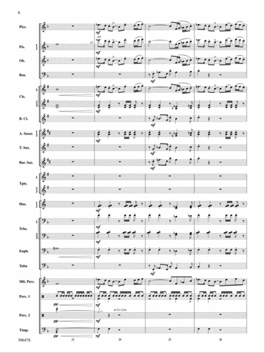 Oak Island Odyssey: Score Concert Band scores gallery preview page 6