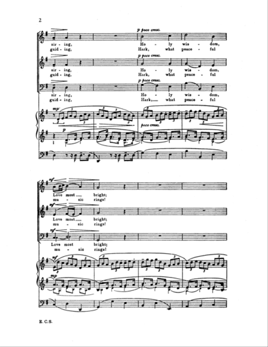 Jesu, joy of man's desiring, BWV 147 3-Part scores gallery preview page 2
