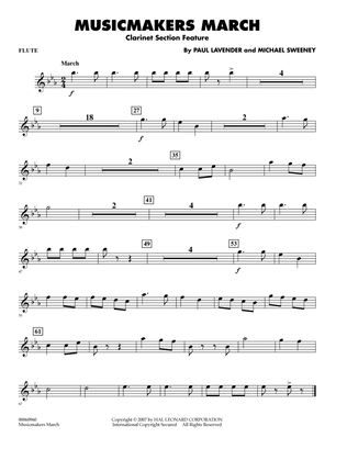 Musicmakers March (Clarinet Section Feature) - Flute