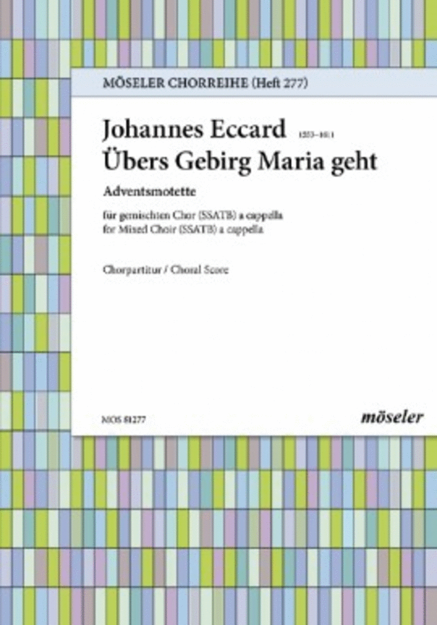 Übers Gebirg Maria geht SSATB scores gallery preview page 1