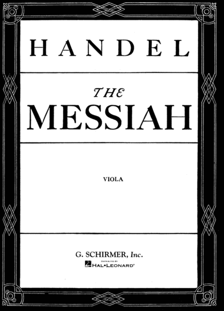 Messiah (Oratorio, 1741) Choir scores gallery preview page 1
