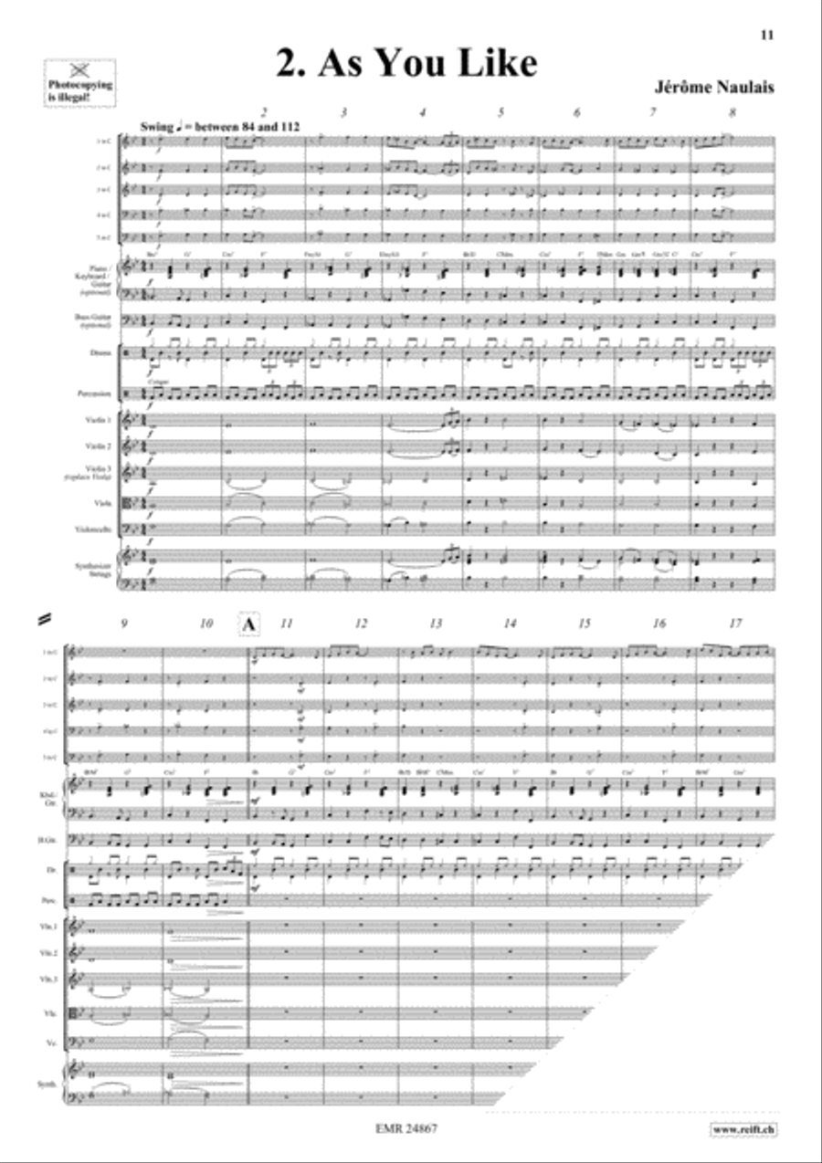 Play With Your Band Volume 1 Brass Ensemble scores gallery preview page 5
