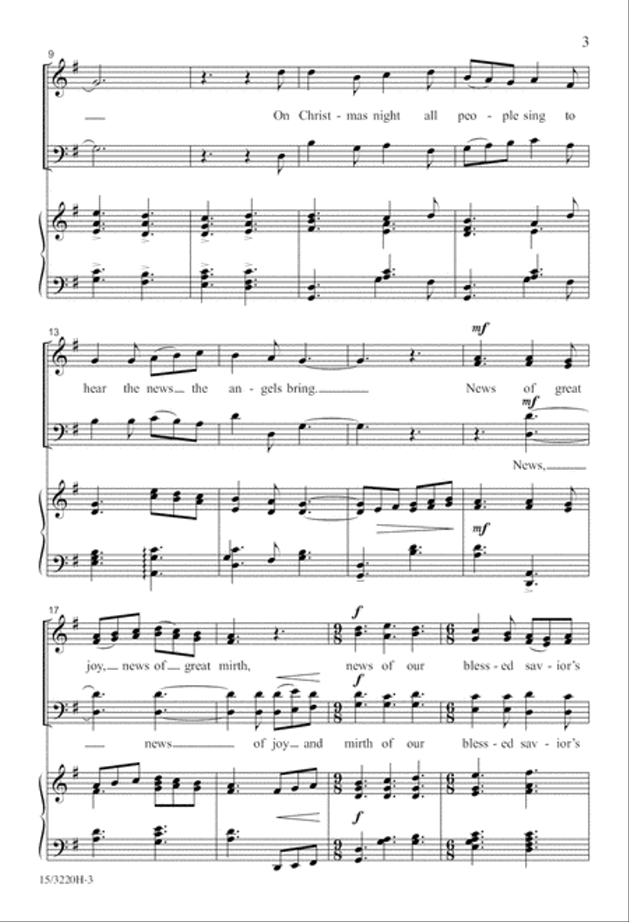 Rejoice and Be Merry! Rejoice and Be Merry! 4-Part scores gallery preview page 3