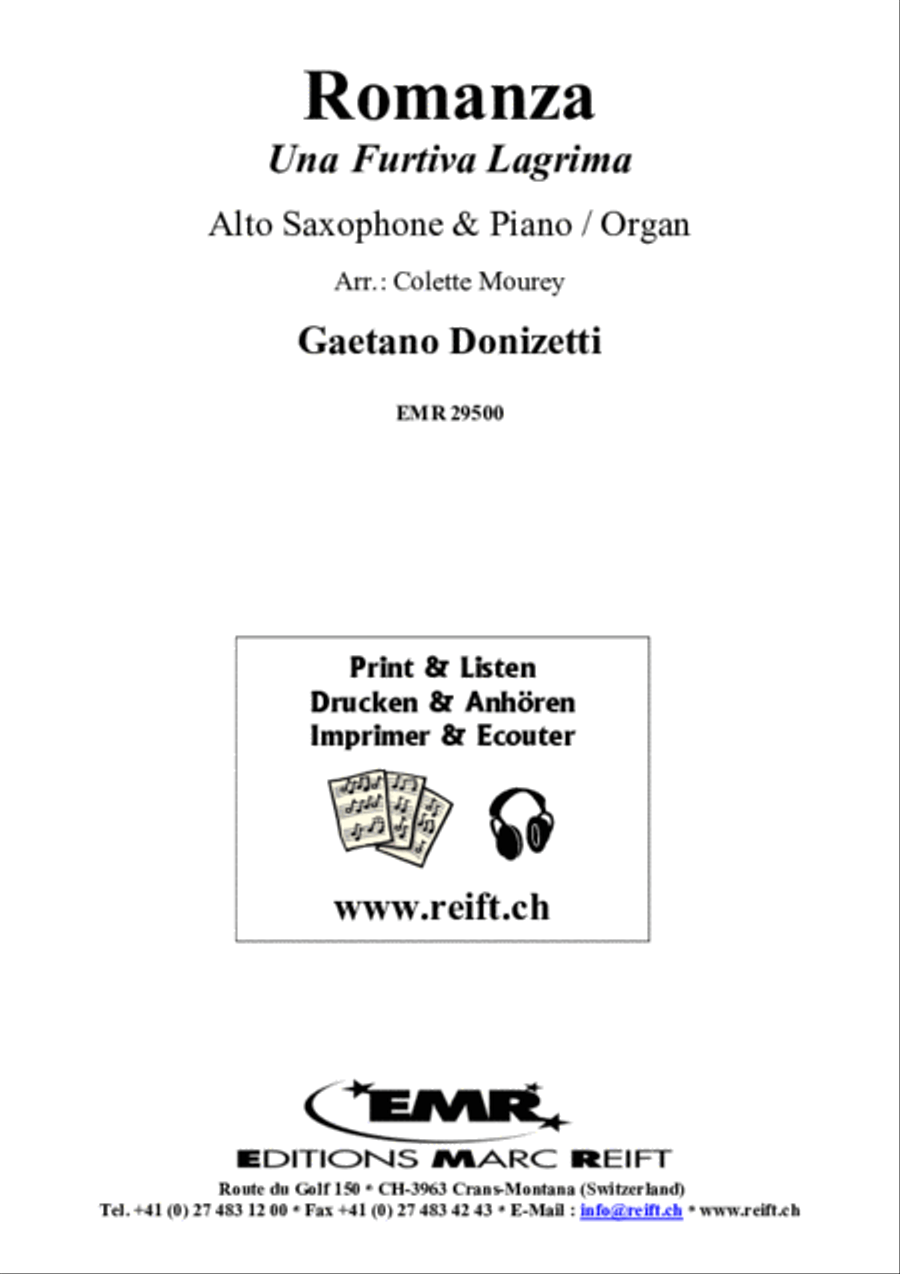 Romanza Alto Saxophone scores gallery preview page 2