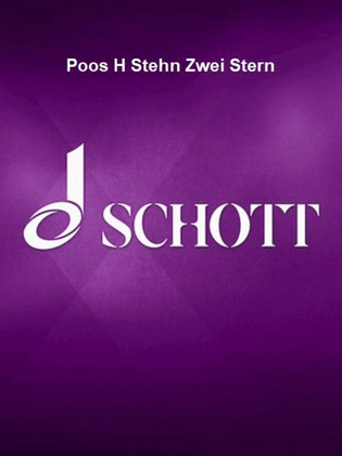 Poos H Stehn Zwei Stern