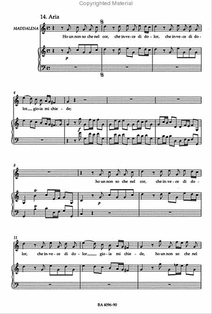 La Resurrezione HWV 47 4-Part scores gallery preview page 3