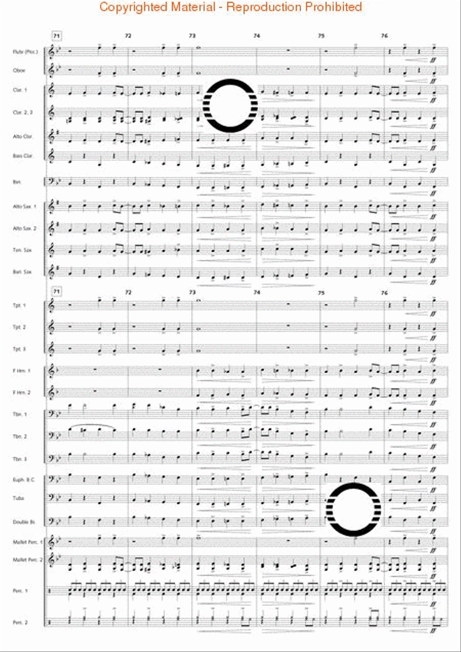 All Aboard! Concert Band scores gallery preview page 16