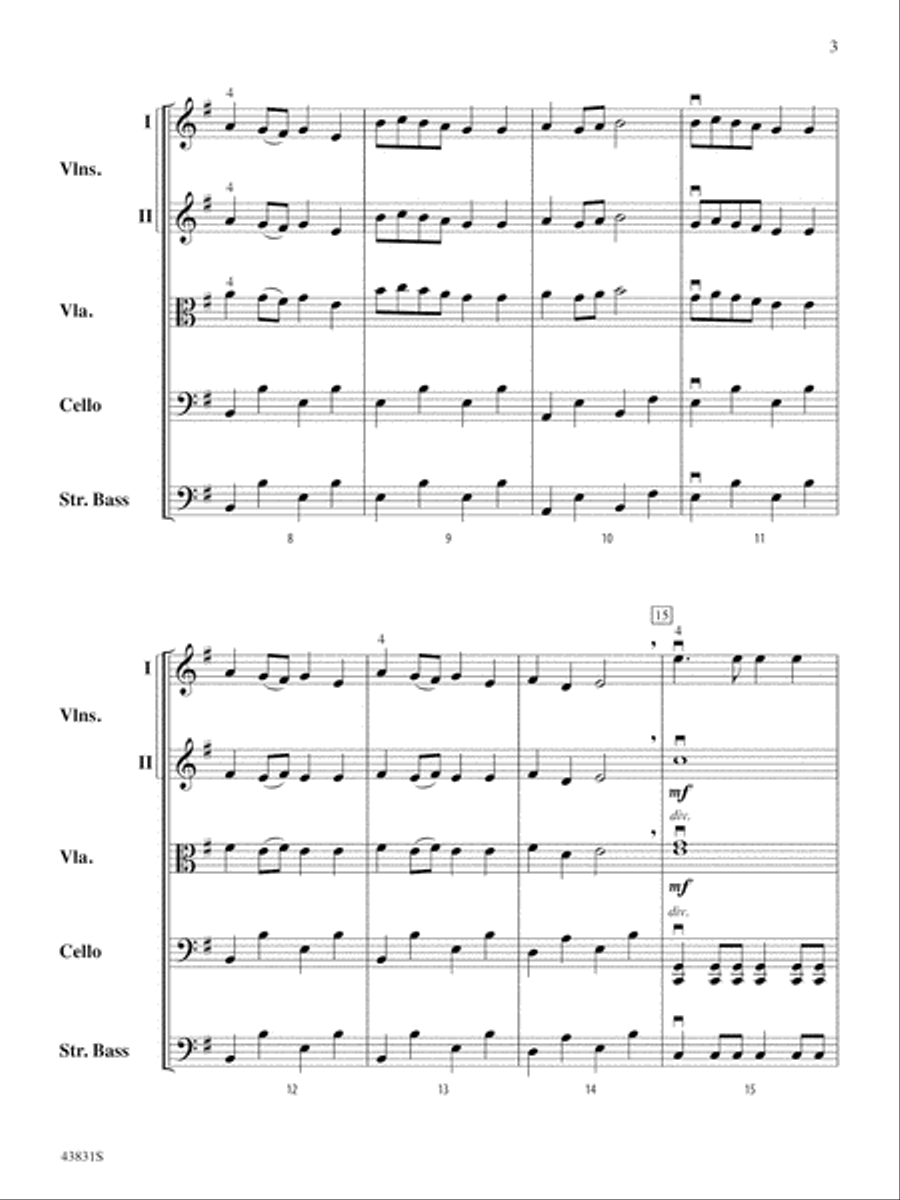 Dinosaur Dig: Score String Orchestra scores gallery preview page 3