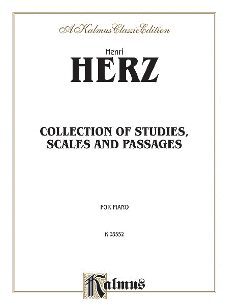 Collection of Studies, Scales, and Passages Piano Method scores gallery preview page 1