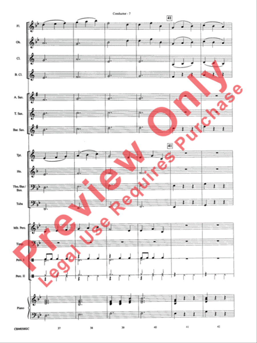 Fawkes the Phoenix (from Harry Potter and the Chamber of Secrets) Concert Band Methods scores gallery preview page 10