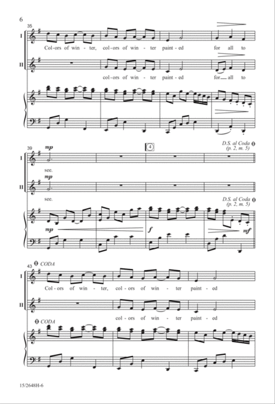 Colors of Winter Colors of Winter 2-Part scores gallery preview page 7