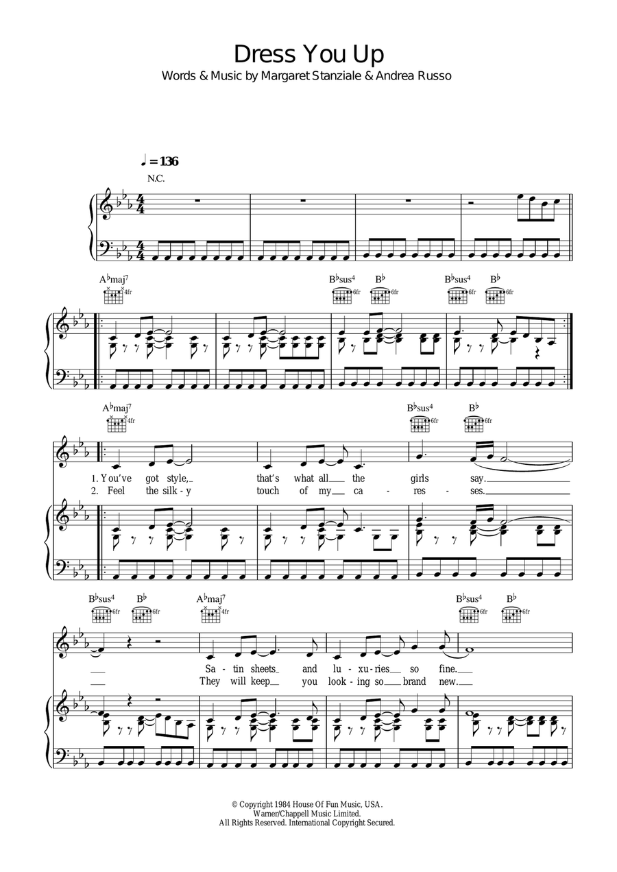 Dress You Up Dress You Up Acoustic Guitar scores gallery preview page 1