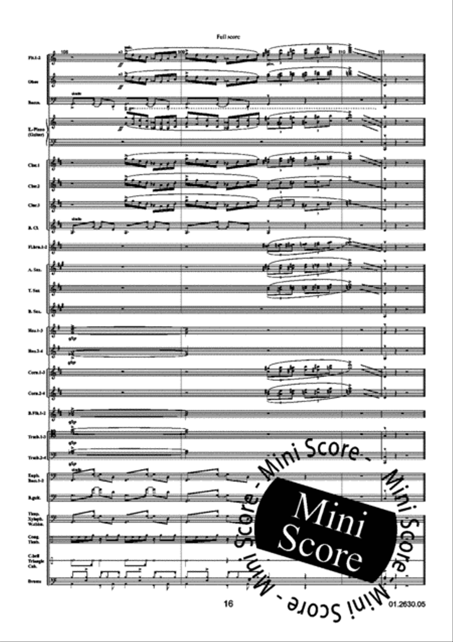 Latin Impressions Concert Band scores gallery preview page 22