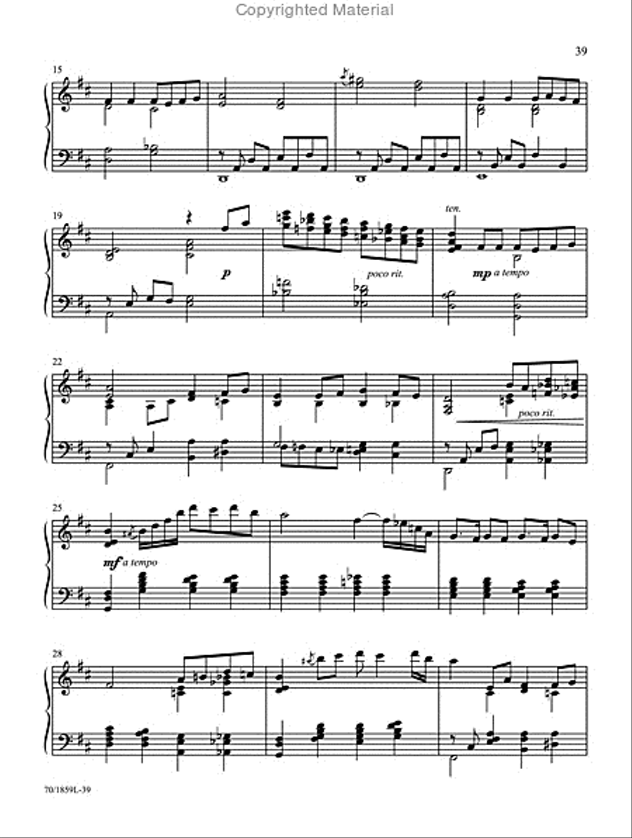 Late Night Gospel Piano Solo scores gallery preview page 7