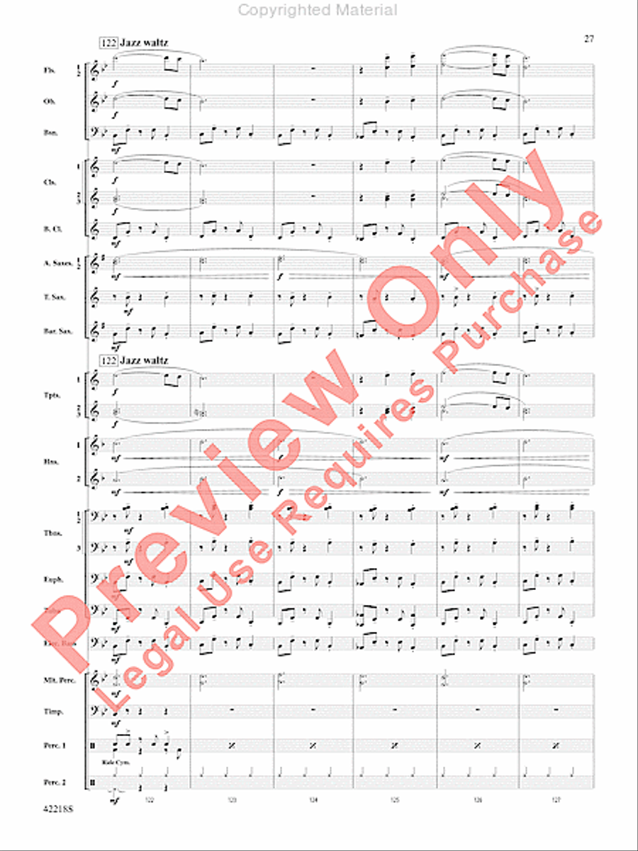 Tower of Power Greatest Hits Concert Band scores gallery preview page 26
