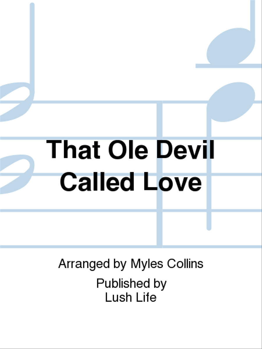 That Ole Devil Called Love Big Band scores gallery preview page 1