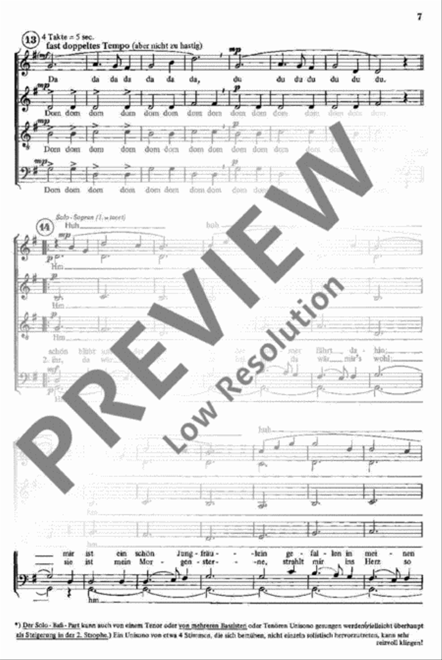 Frühlingslieder-Potpourri 4-Part scores gallery preview page 8