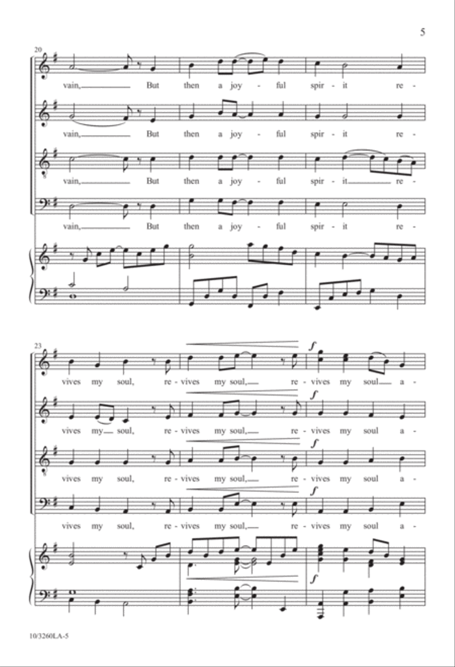 There Is a Balm in Gilead 4-Part scores gallery preview page 5