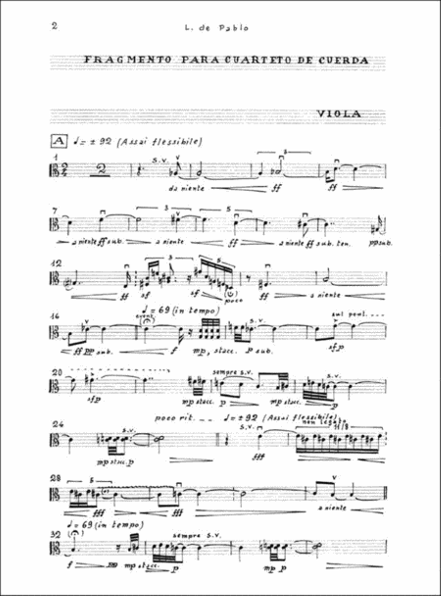 Fragmento String Quartet scores gallery preview page 4