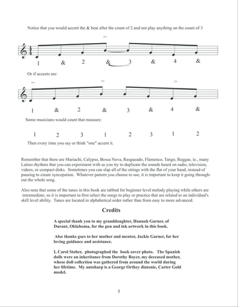 Latin American Autoharp Autoharp scores gallery preview page 6