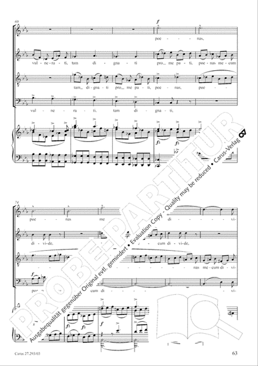 Stabat mater 4-Part scores gallery preview page 70