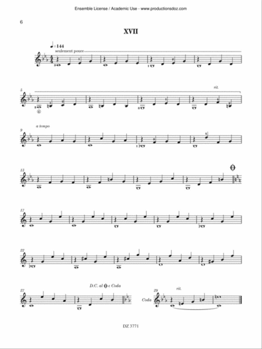 12 Études très simples, vol. 2 Classical Guitar scores gallery preview page 6