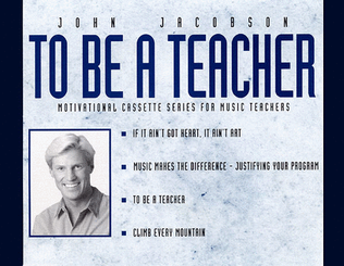 Book cover for To Be a Teacher (Resource)