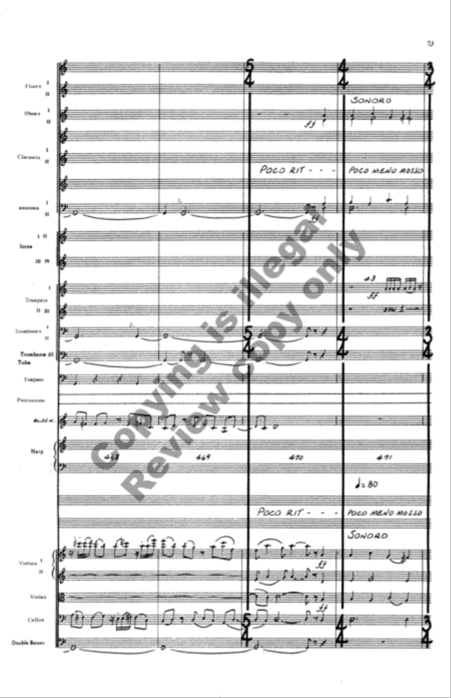 Concerto for Orchestra Concerto for Orchestra Full Orchestra scores gallery preview page 151