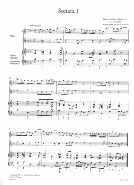 7 sonate facili ket fuvolara (ket furulyara) es