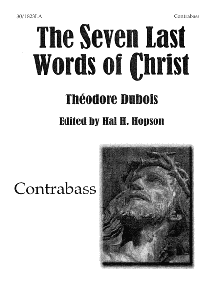 The Seven Last Words of Christ - Bass